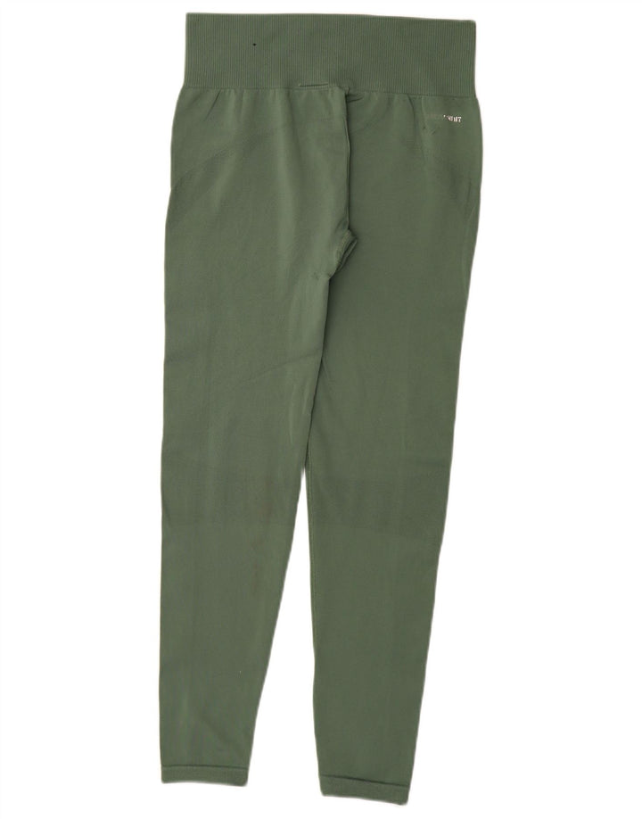 Leggings Adidas da donna UK 8/10 piccolo poliestere verde