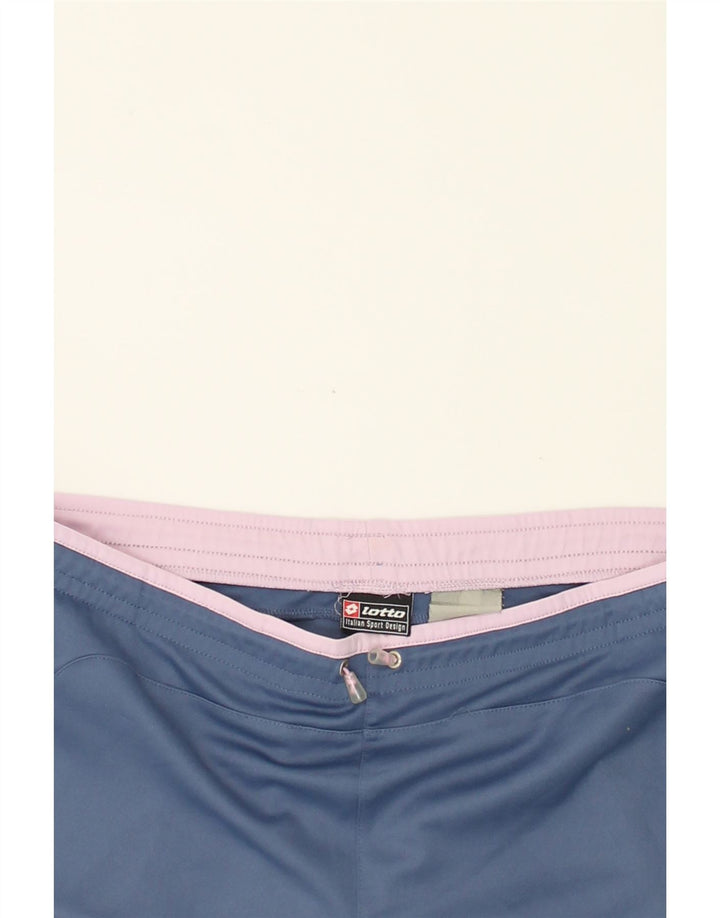 LOTTO Womens Sport Shorts UK 14 Large Blue | Vintage Lotto | Thrift | Second-Hand Lotto | Used Clothing | Messina Hembry 