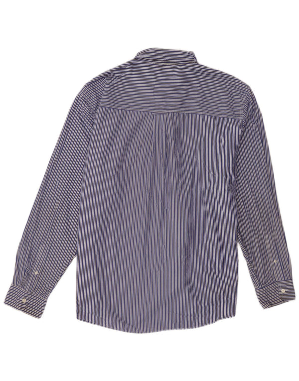 Camicia da uomo Chaps 2XL cotone a righe blu
