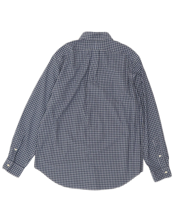 Camicia Ralph Lauren da uomo dalla vestibilità classica, in cotone a quadri blu navy medio