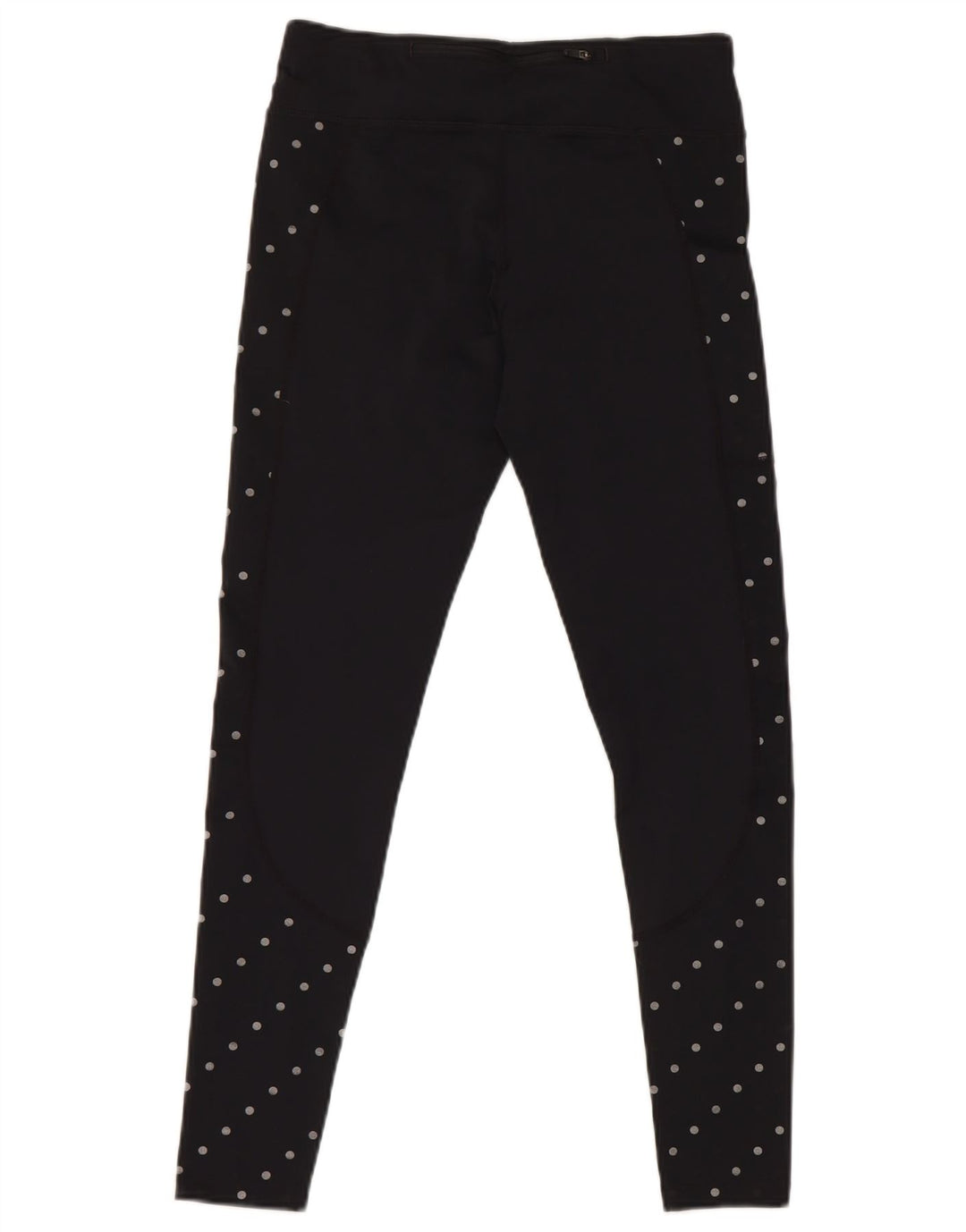 Leggings Nike Dri Fit da donna UK 10 piccolo poliestere a pois neri