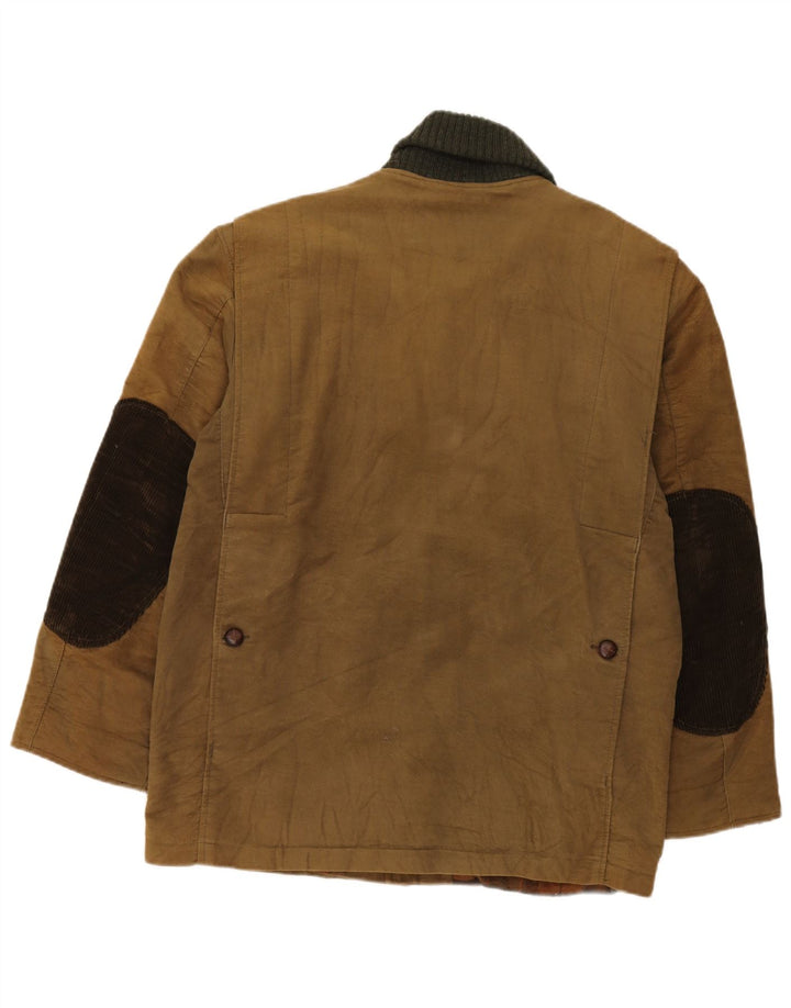 Giacca utilitaria vintage da uomo IT 48 Colorblock beige medio