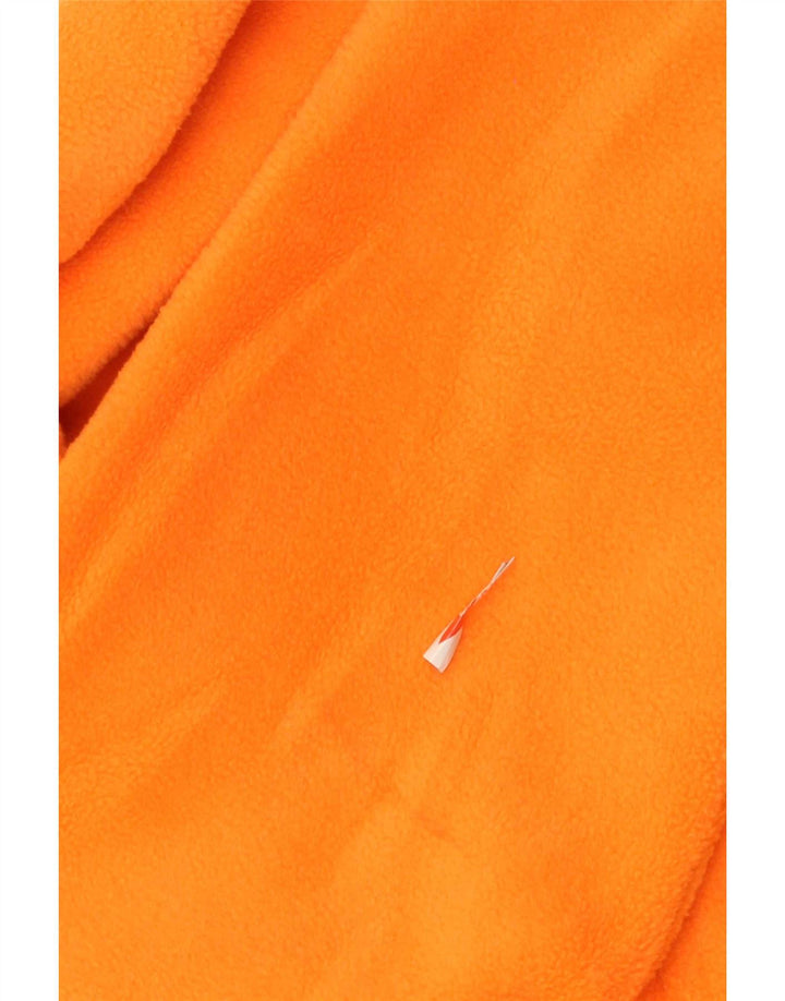 Maglione in pile con cappuccio da uomo Superdry Large arancione poliestere