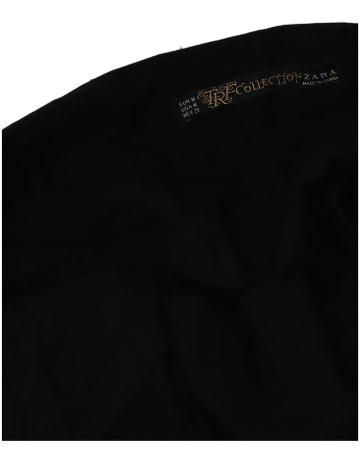 Pantaloni corti slim da donna Zara medi W28 L27 neri