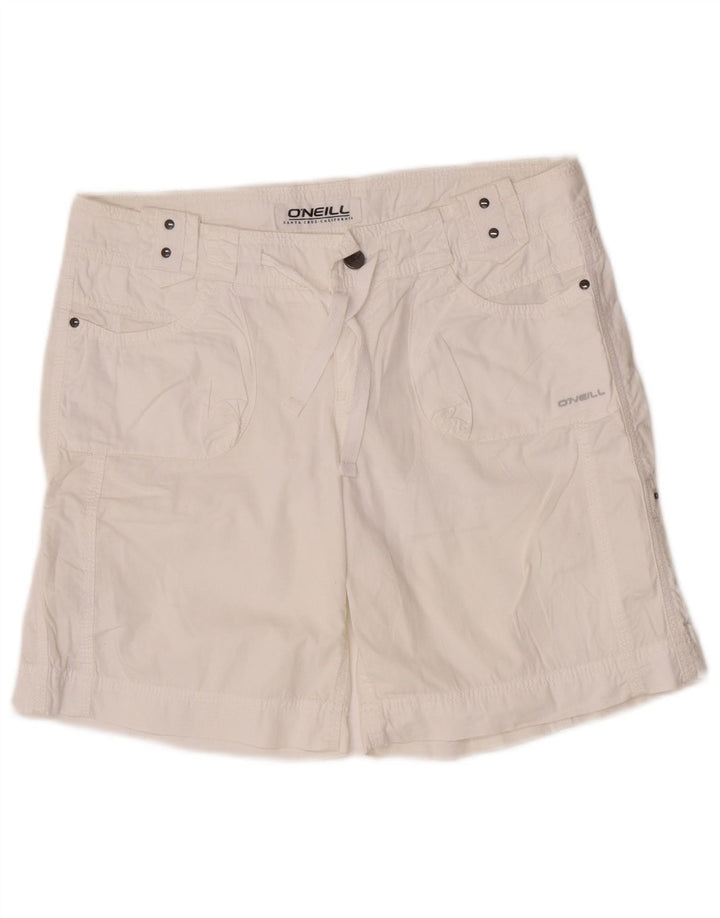 Pantaloncini casual da donna O'Neill W29 piccoli in cotone bianco