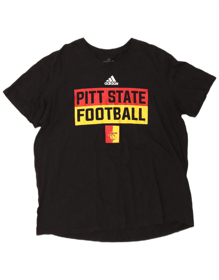 Maglietta grafica da uomo Adidas Top 2XL Nera