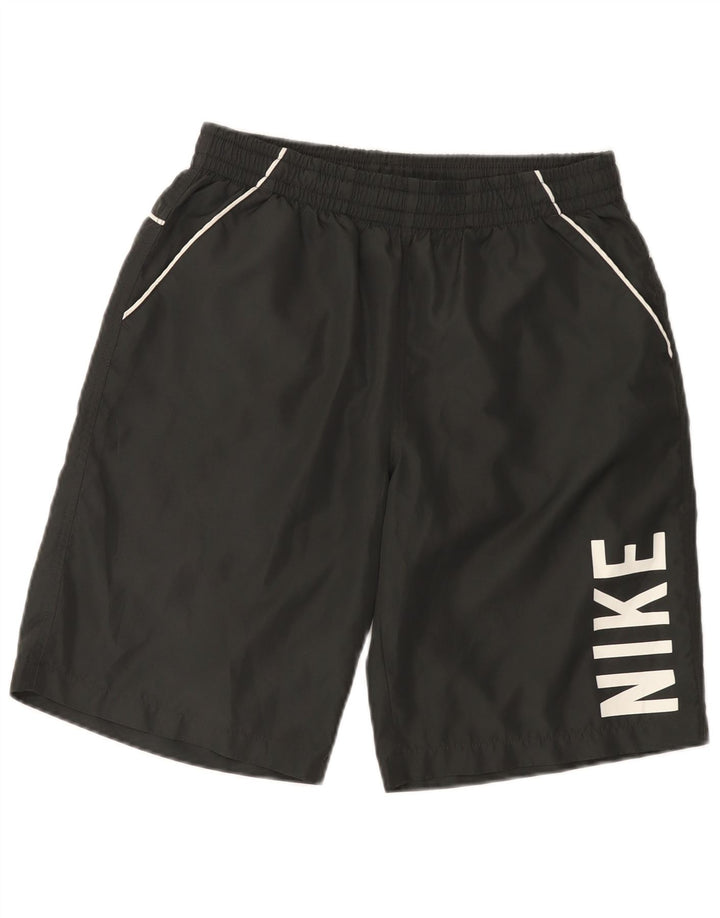 Pantaloncini sportivi Nike da uomo con grafica media in poliestere nero
