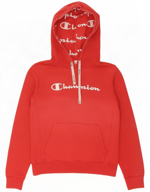 Maglia con cappuccio grafica da donna Champion UK 14 Medium Red