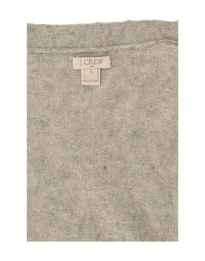 J. CREW Womens Open Cardigan Sweater UK 10 Small Grey Flecked Viscose Vintage J. Crew and Second-Hand J. Crew from Messina Hembry 