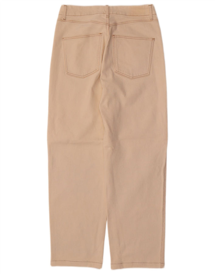 MASSIMO DUTTI Womens Straight Jeans EU 36 XS W26 L27 Beige