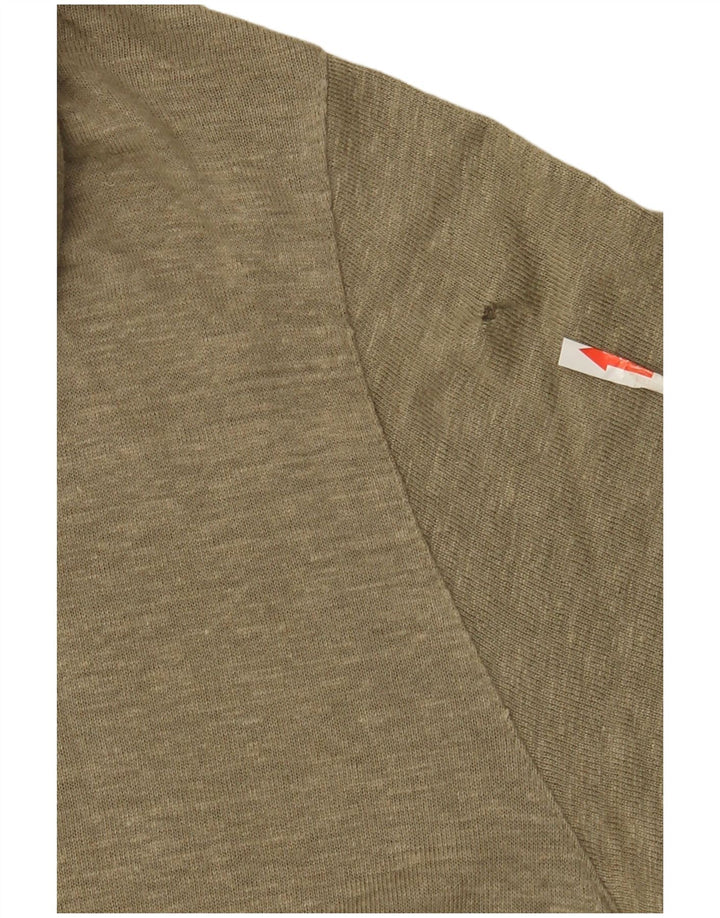 Polo regolare da uomo Ted Baker taglia 4 grande lino kaki