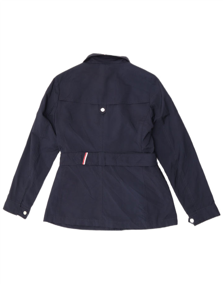 Giacca utility da donna Tommy Hilfiger UK 10 Small poliestere blu navy