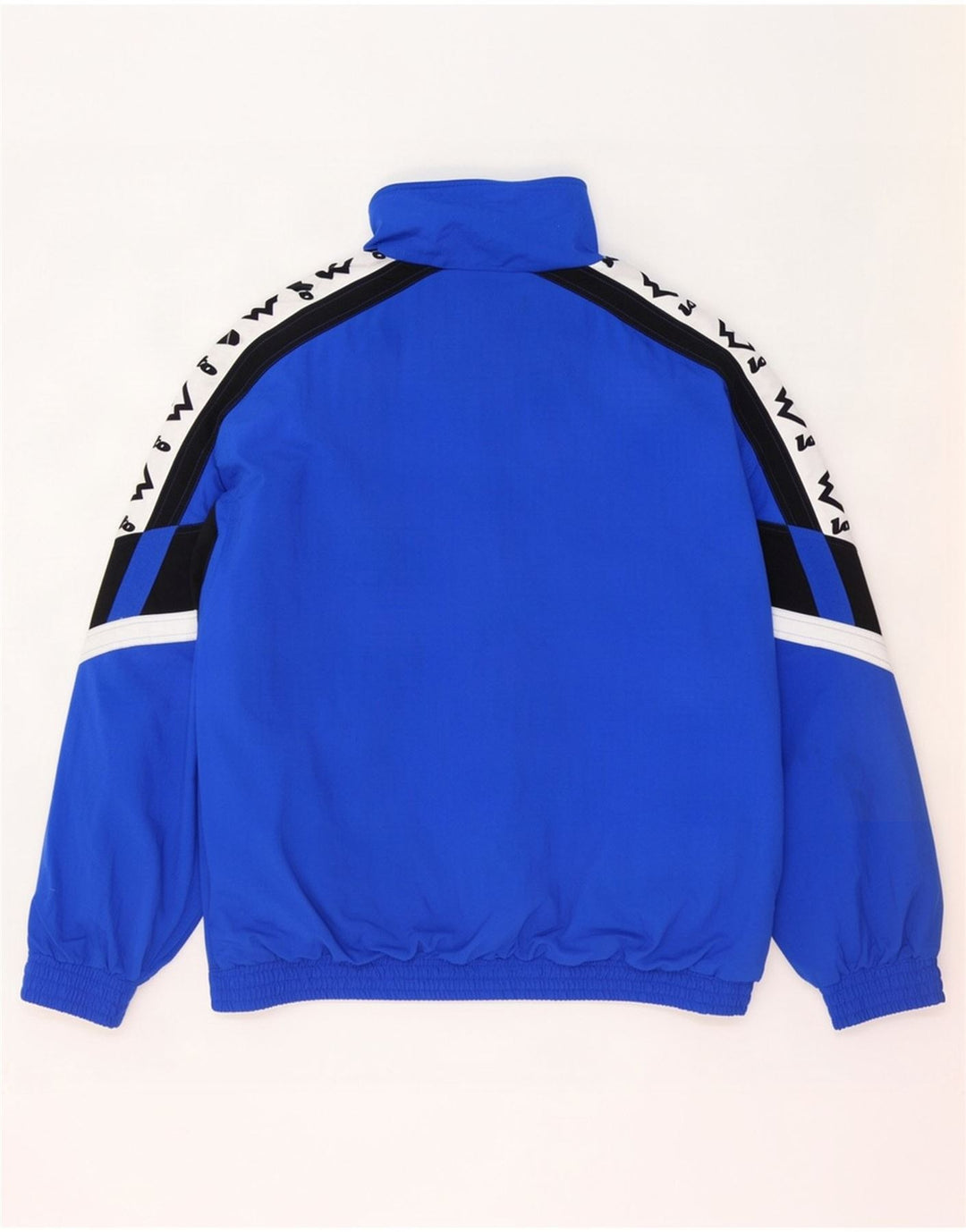 Giacca da ginnastica grafica da uomo Lotto 2XL in nylon color block blu