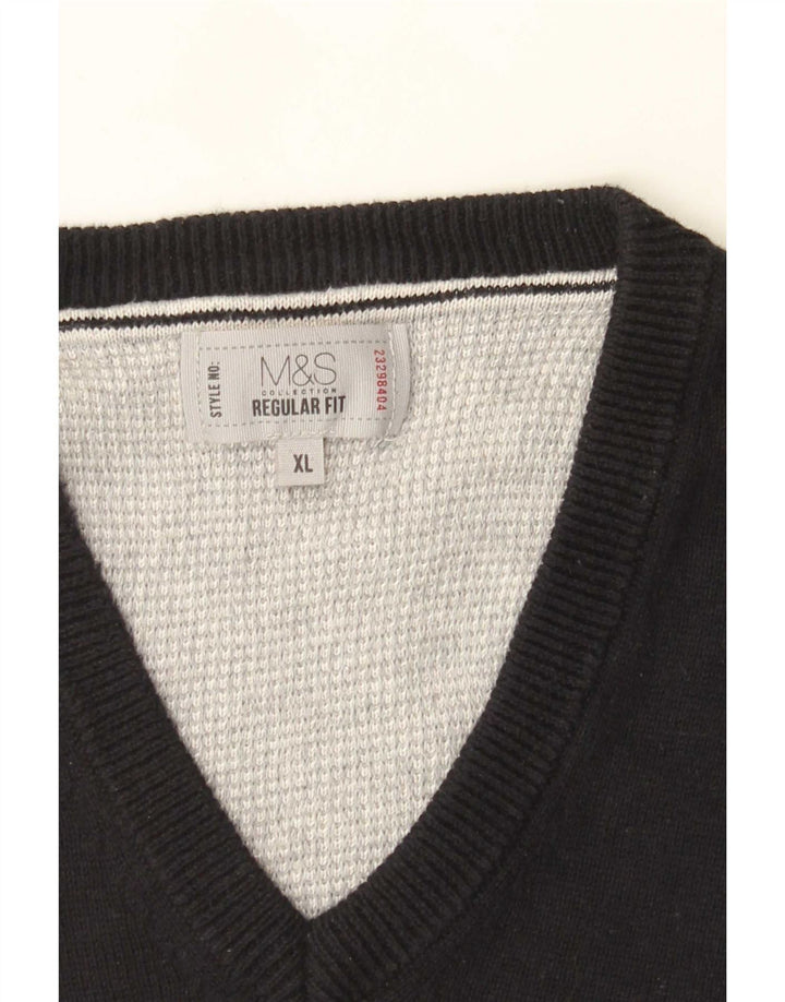 Canotta da uomo Marks & Spencer vestibilità regolare XL nera