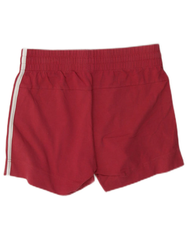 Pantaloncini sportivi Adidas da donna UK 8/10 piccoli cotone rosso