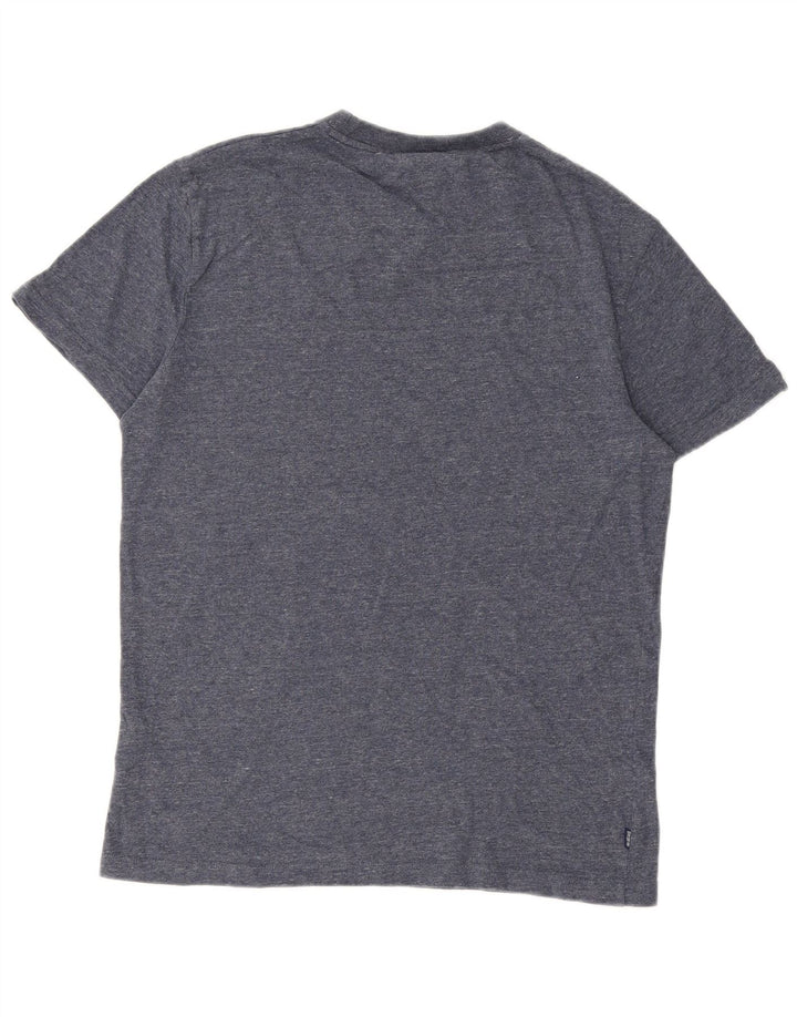 T-shirt da uomo Superdry Top in cotone blu navy medio