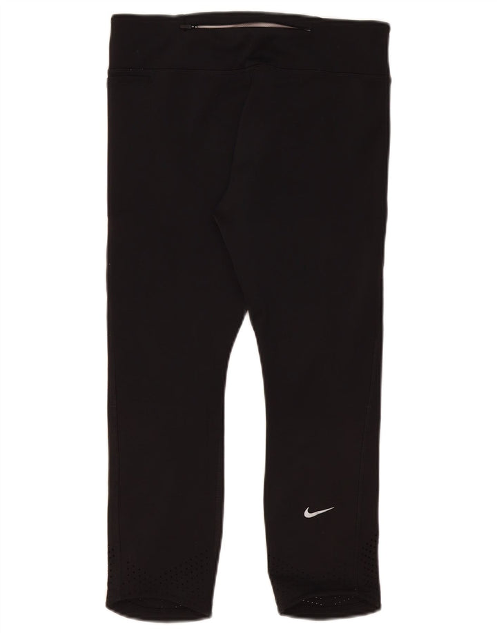 Leggings Nike Dri Fit Capri da donna UK 12 medio nero