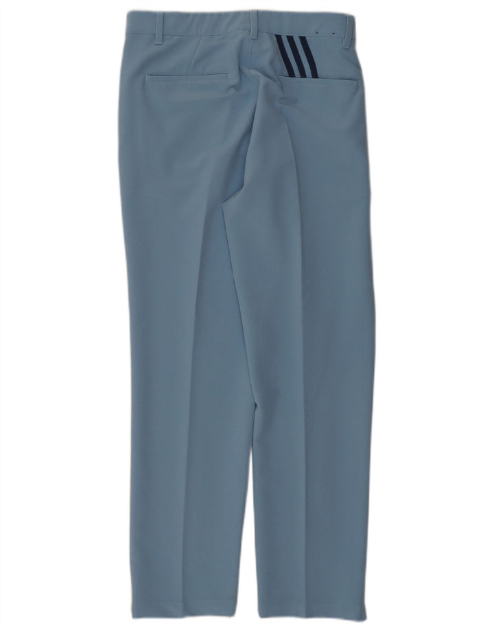 Pantaloni casual dritti da uomo Adidas W34 L30 poliestere blu