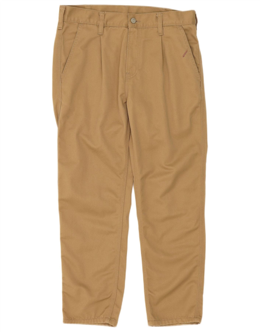 Pantaloni chino con pegging da uomo Carhartt W30 L27 poliestere beige