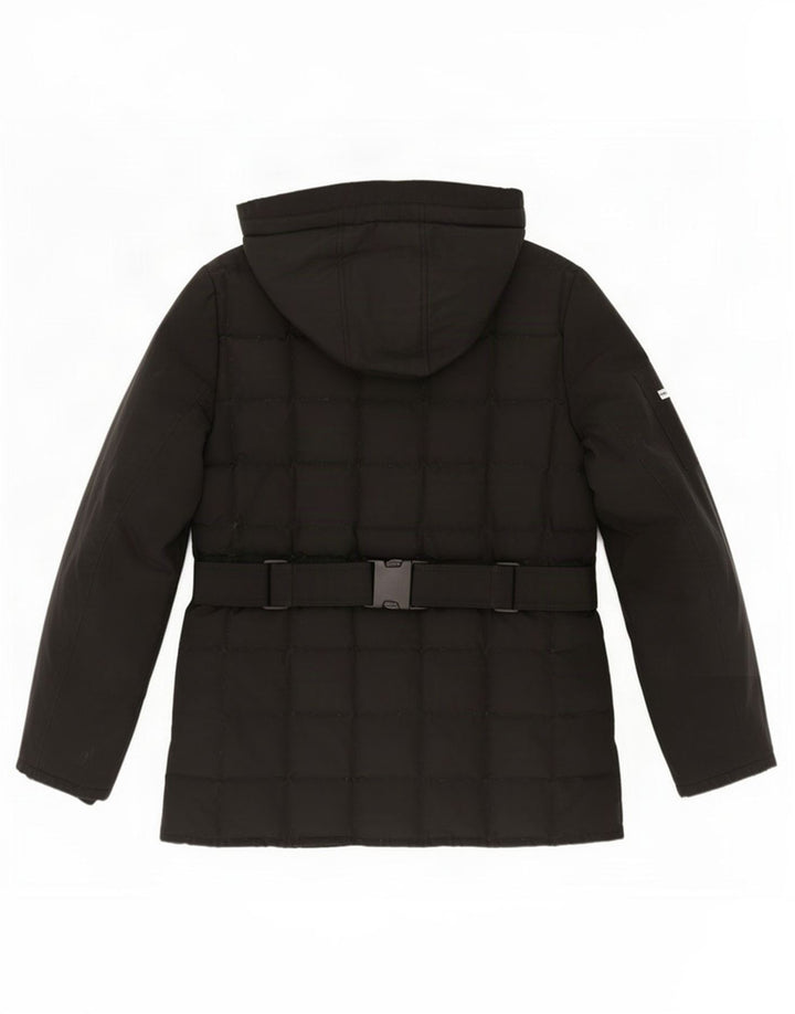 Giacca imbottita con cappuccio da donna Woolrich UK 16 grande nera