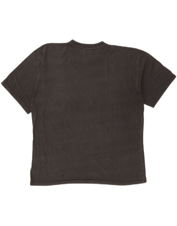 T-shirt Reebok da uomo grande in cotone grigio