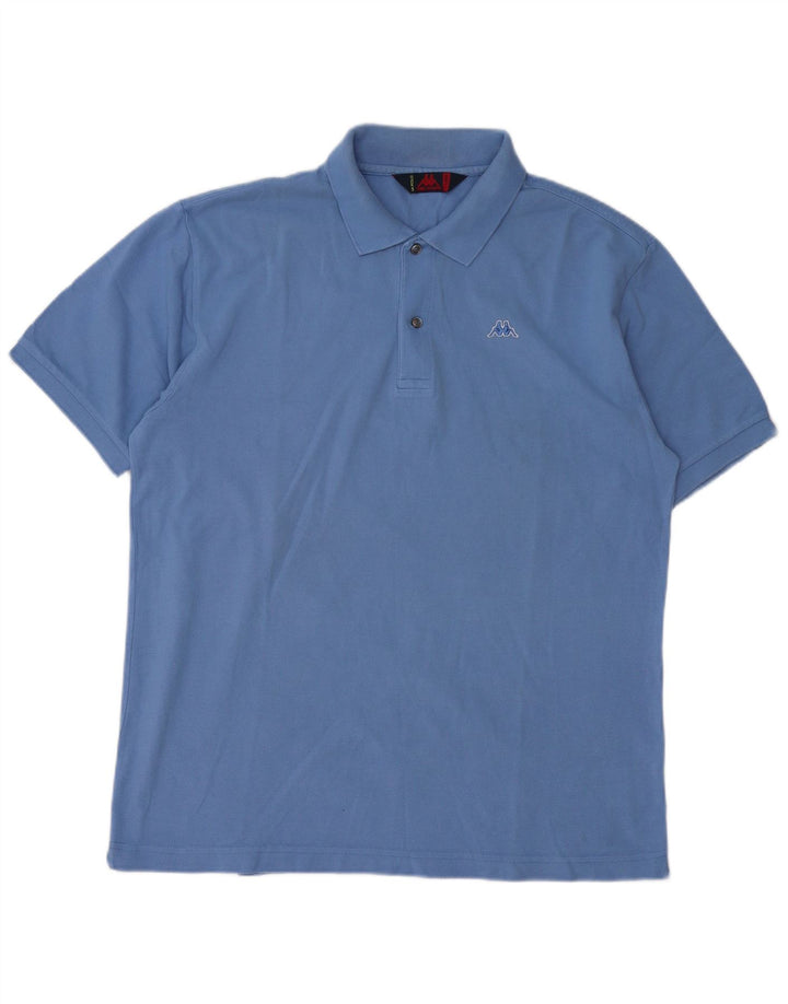 Polo Kappa Uomo XL Cotone Blu