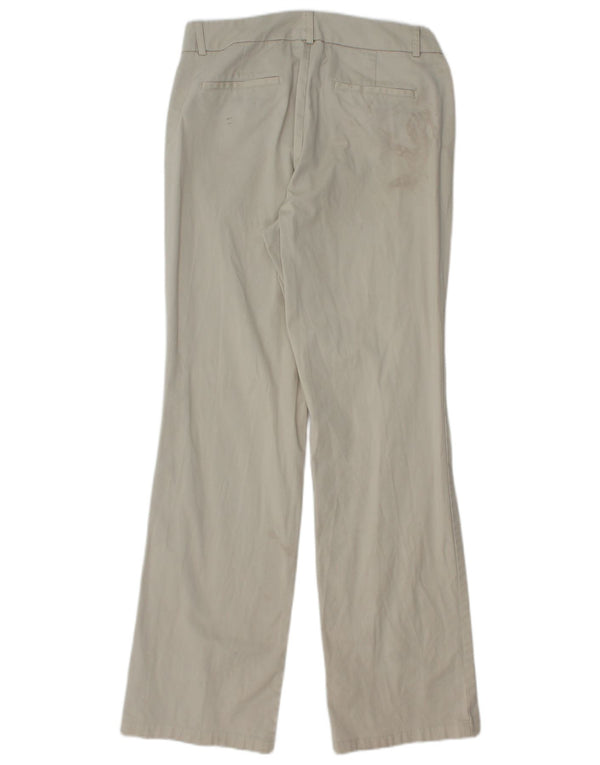DOCKERS Pantaloni casual vestibilità ideale da donna US 6 Medium W28 L30 Beige