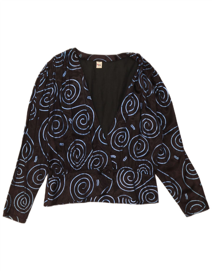 Camicetta da donna con motivo astratto TRU IT 42 medio nero