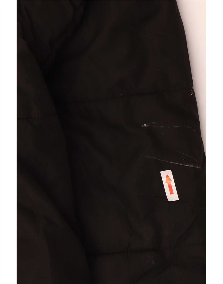 Giacca imbottita oversize da donna Zara UK 10 piccola in poliestere nero