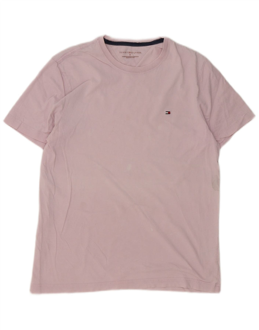 T-shirt da uomo Tommy Hilfiger Top in cotone rosa medio