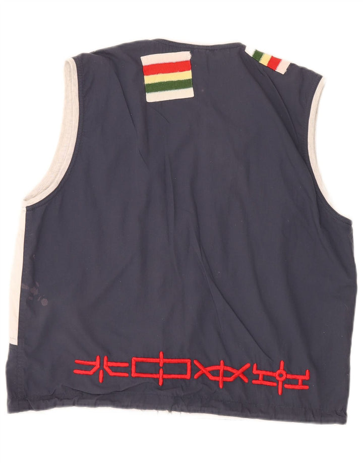 Giacca sportiva senza maniche grafica da uomo Lotto Large White Colourblock