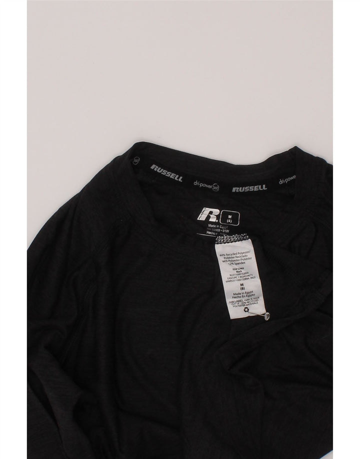 Maglia da ragazzo Dri-Power Russell Athletic a maniche lunghe 7-8 anni, colore nero medio