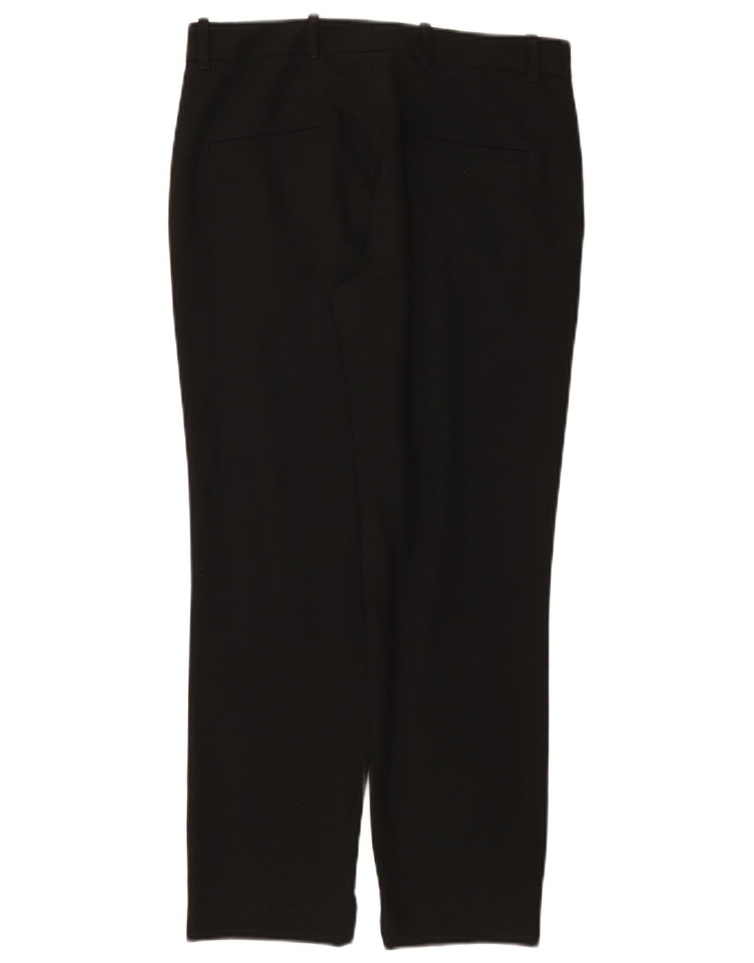 Pantaloni chino dritti da donna ZARA piccoli W26 L26 poliestere nero