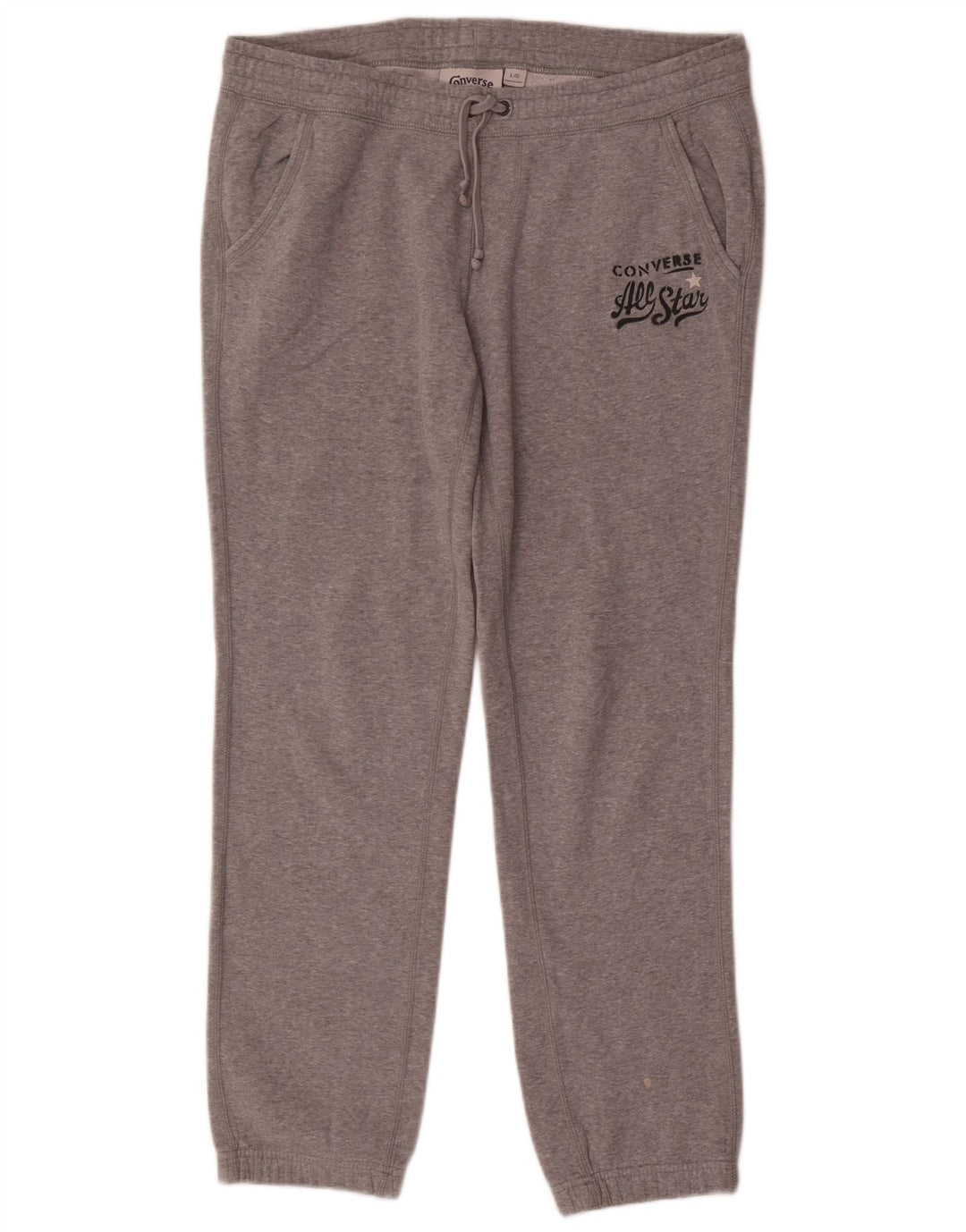 CONVERSE Pantaloni da tuta da donna Joggers UK 16 Large Grey Flecked