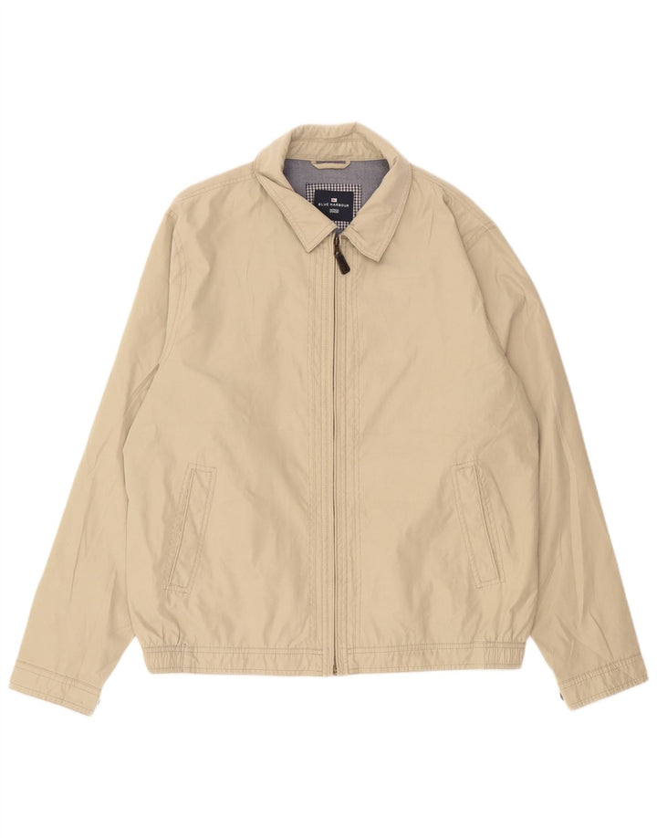 Giubbotto bomber da uomo Marks & Spencer UK 40 Large Beige Poliestere