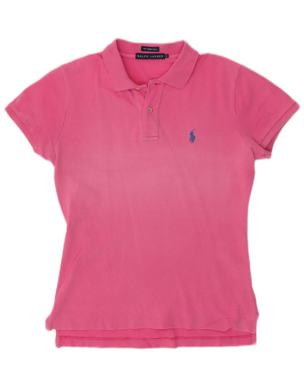 Polo Ralph Lauren da donna skinny polo UK 12 rosa medio