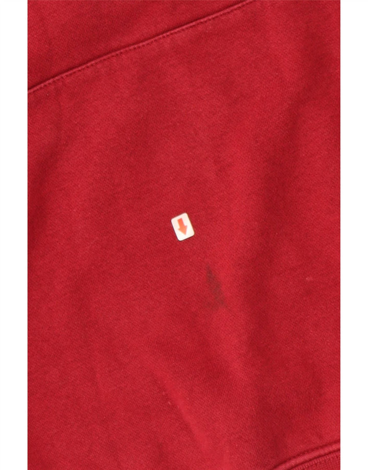 Felpa con cappuccio grafica NIKE da uomo XL in cotone bordeaux