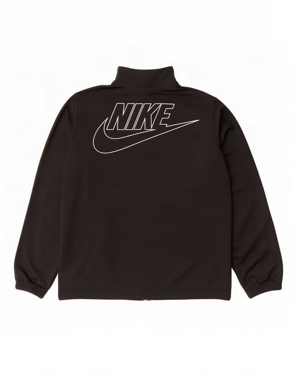 Giacca da ginnastica grafica da ragazzo Nike 12-13 anni XL poliestere nero