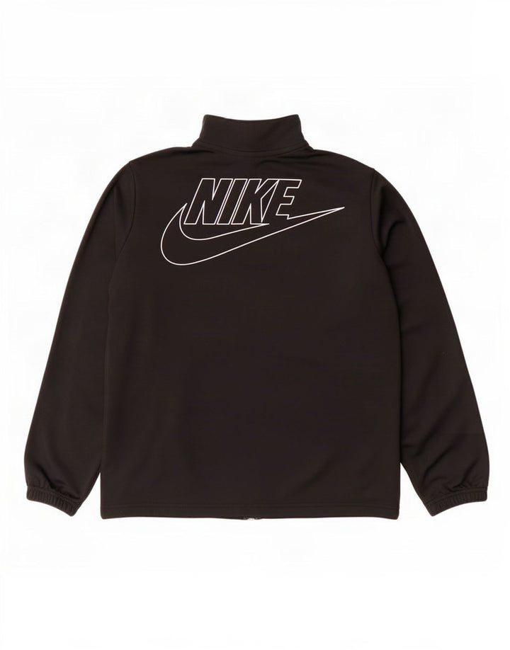 Giacca da ginnastica grafica da ragazzo Nike 12-13 anni XL poliestere nero