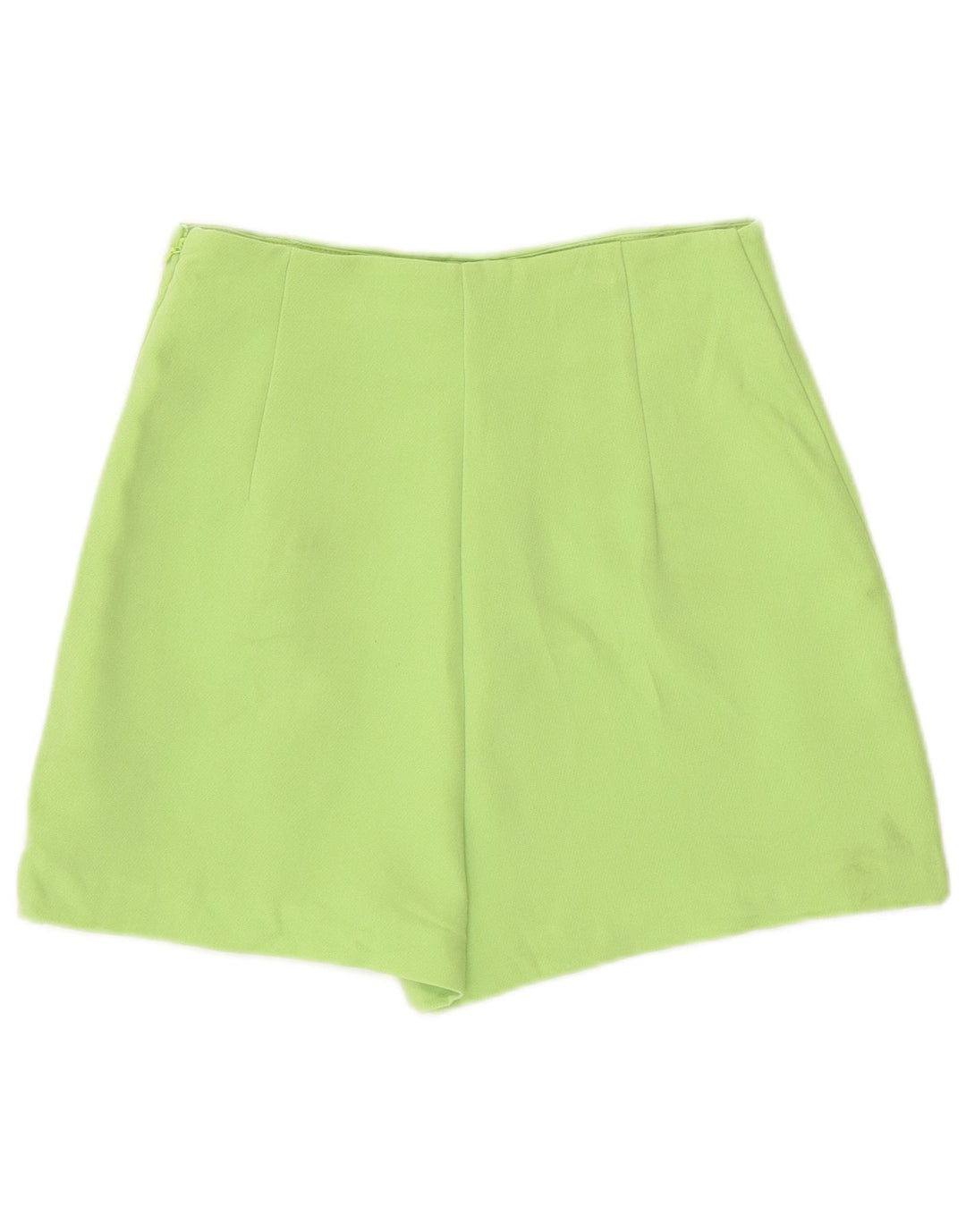 Gonna corta a vita alta da donna Zara UK 8 piccola verde