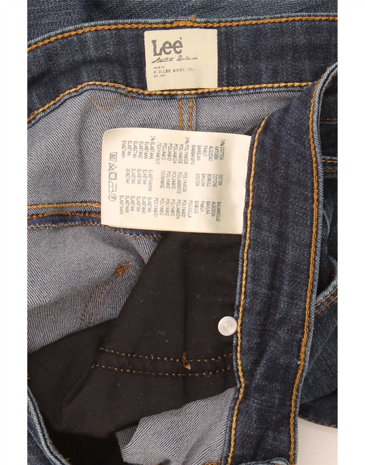 Jeans dritti Marion da donna Lee W33 L29 cotone blu navy