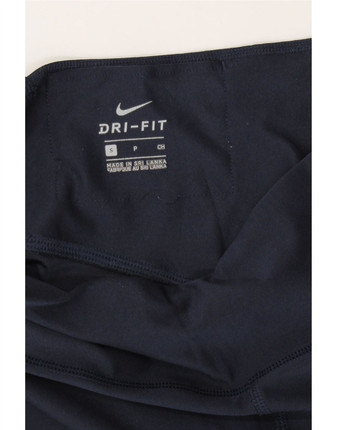 Leggings grafici Nike Dri Fit da donna UK 8 Small Blu Navy