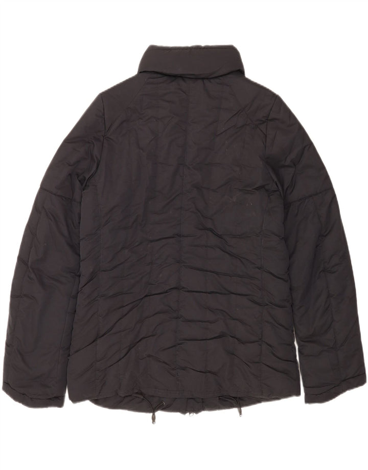 Giacca imbottita Nike da donna UK 14/16 grande poliestere nero