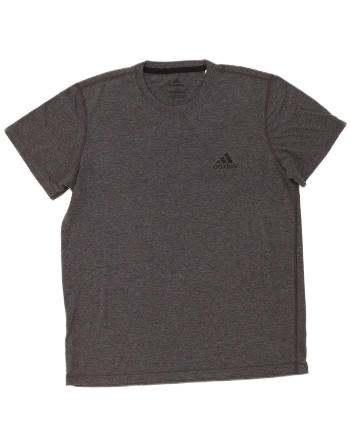 T-shirt Adidas da uomo Top grande grigia screziata