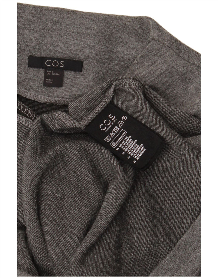 Abito maglione da donna Cos UK 10 piccolo in viscosa grigia