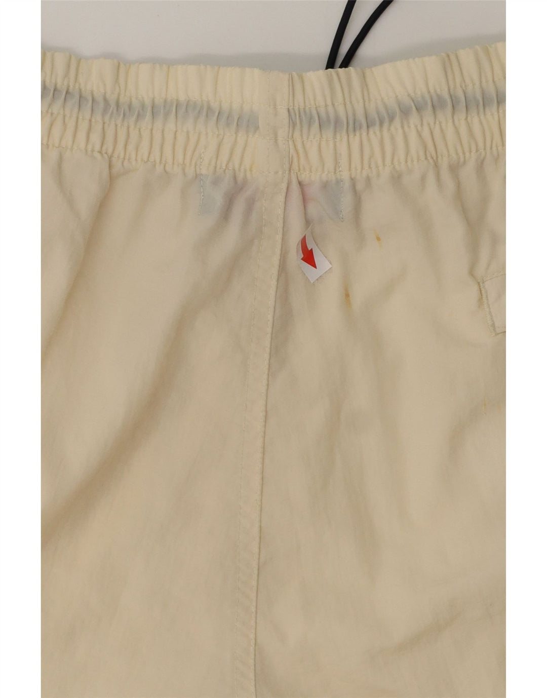 Pantaloncini da bagno da uomo KAPPA grandi in poliammide bianco sporco