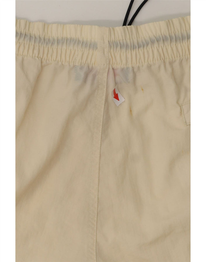 Pantaloncini da bagno da uomo KAPPA grandi in poliammide bianco sporco
