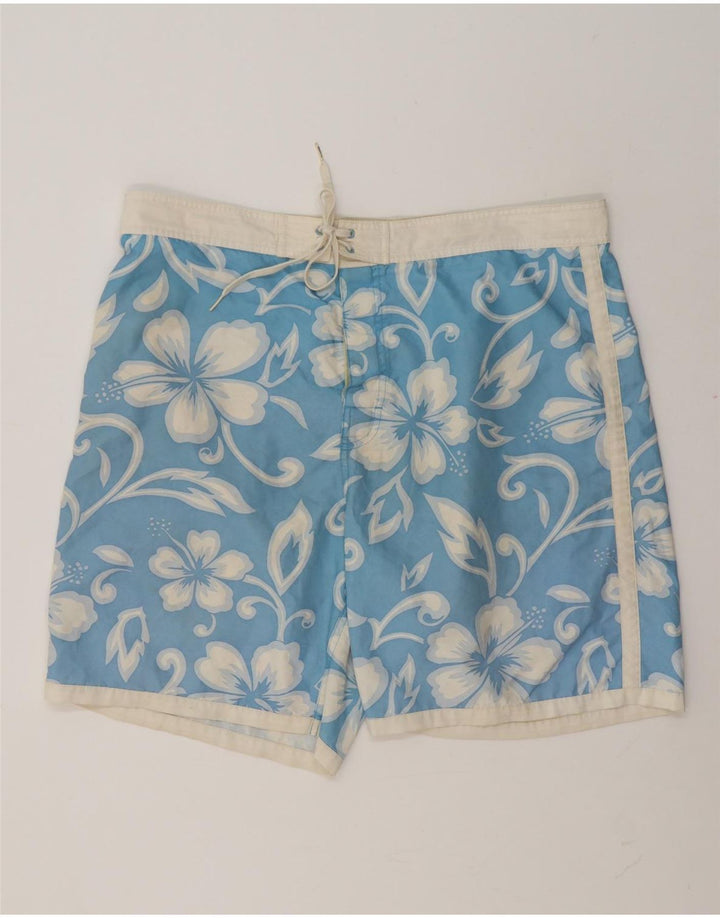 Pantaloncini da bagno da uomo Sundek XL blu floreale
