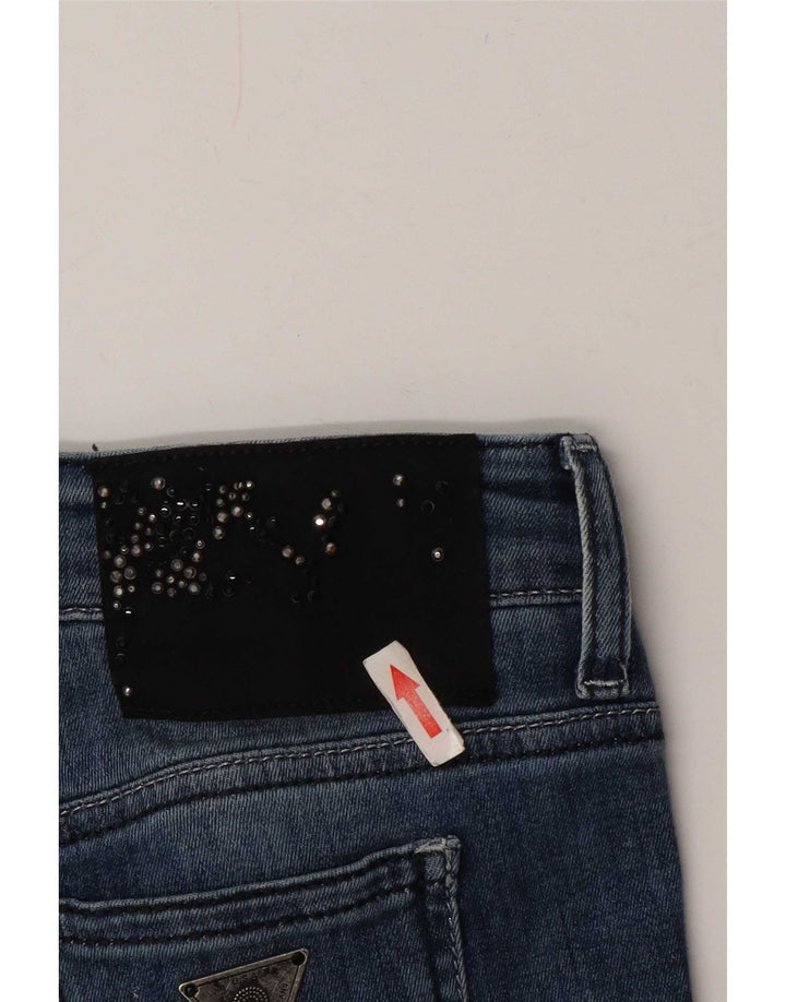 Jeans slim da donna Guess W26 L34 cotone blu