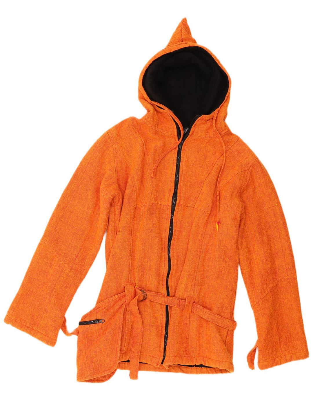 Bomber con cappuccio da donna Coline UK 12 cotone arancione medio